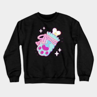 Pastel Rabbits Foot Crewneck Sweatshirt